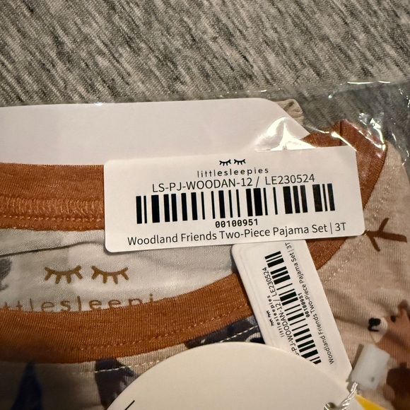 Little Sleepies Woodland Friends Pajama Set - Never Opened - Picture 2 of 3